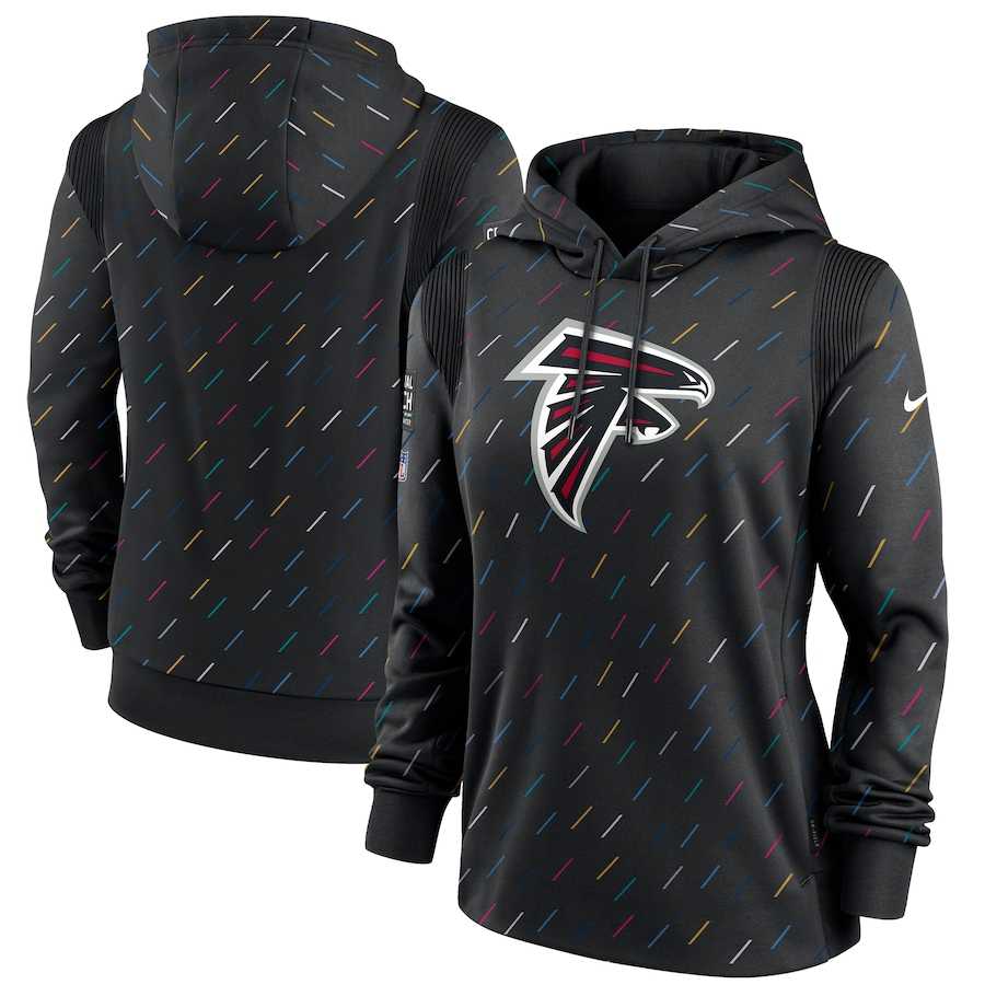 Women's Atlanta Falcons Nike Anthracite 2021 NFL Crucial Catch Therma Pullover Hoodie,We sell and wholesale Women's Atlanta Falcons Nike Anthracite 2021 NFL Crucial Catch Therma Pullover Hoodie on line form chian!